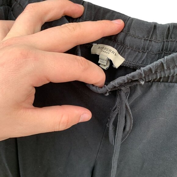 VINTAGE Burberry Pants Medium Black - Picture 11 of 12